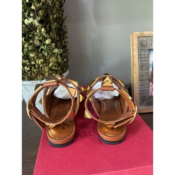 Valentino Garavani Roman Stud Ballerina Flats Selleria Womens Size 36.5 - Picture 9 of 16